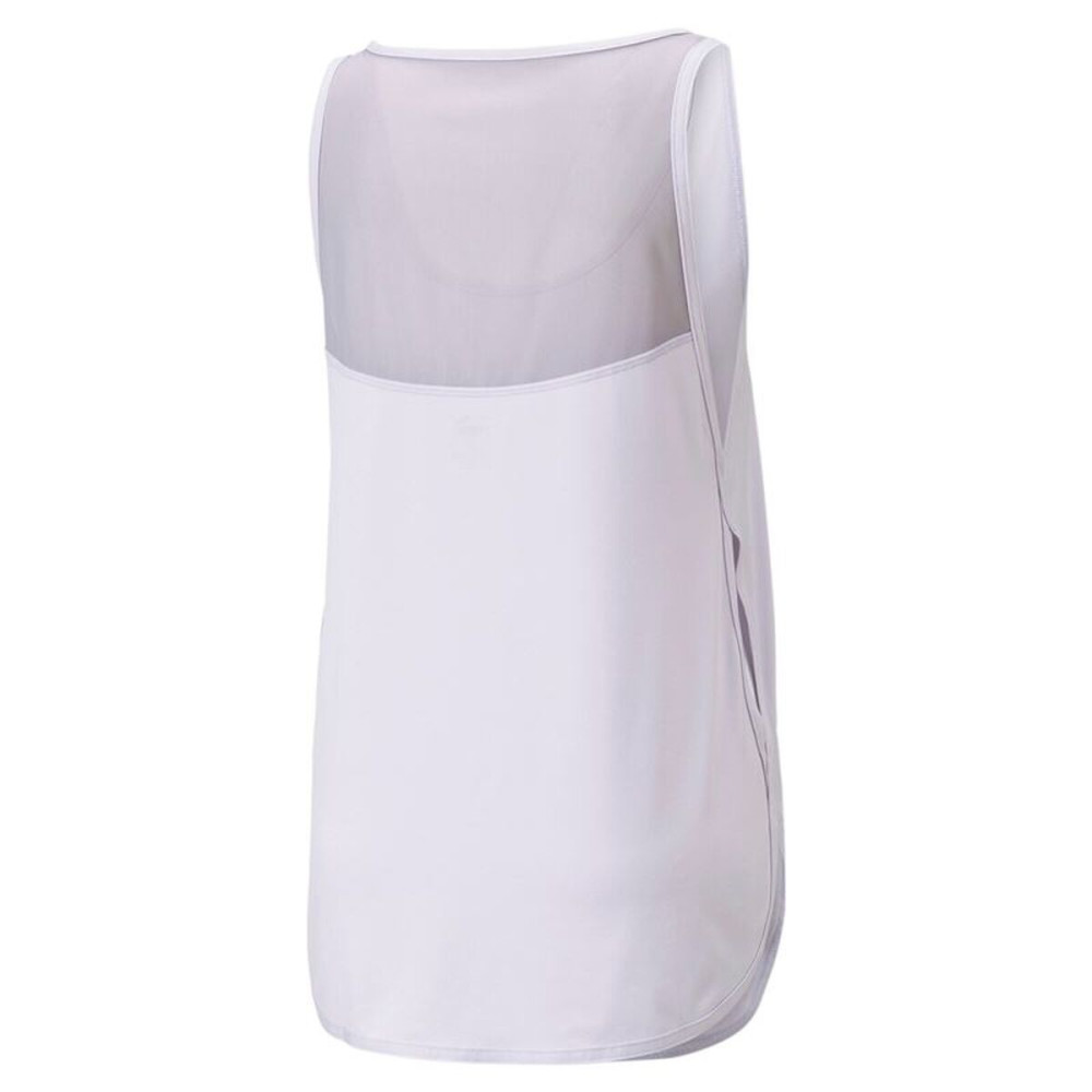 Women’s Short Sleeve T-Shirt Puma Studio Yogini Lite Lavendar