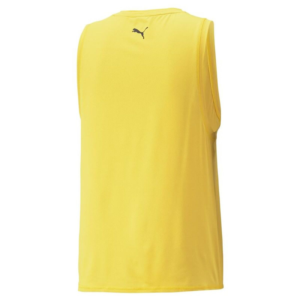 Men’s Short Sleeve T-Shirt Puma Studio Yogini Lite Yellow