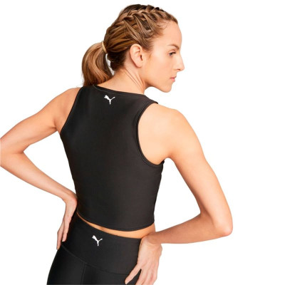 Women’s Short Sleeve T-Shirt Puma Fit Eversculpt Black