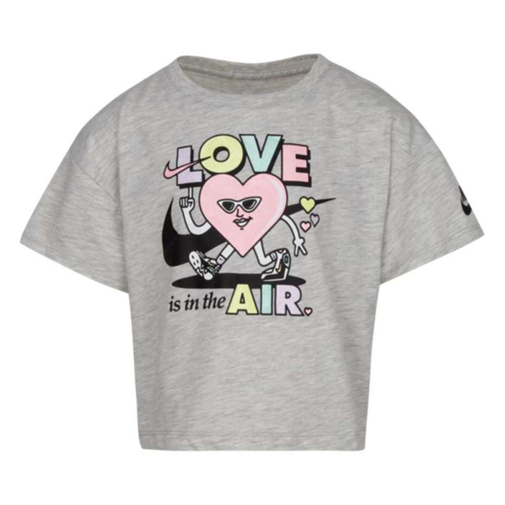 Child's Short Sleeve T-Shirt Nike 36J086-C87 Light grey