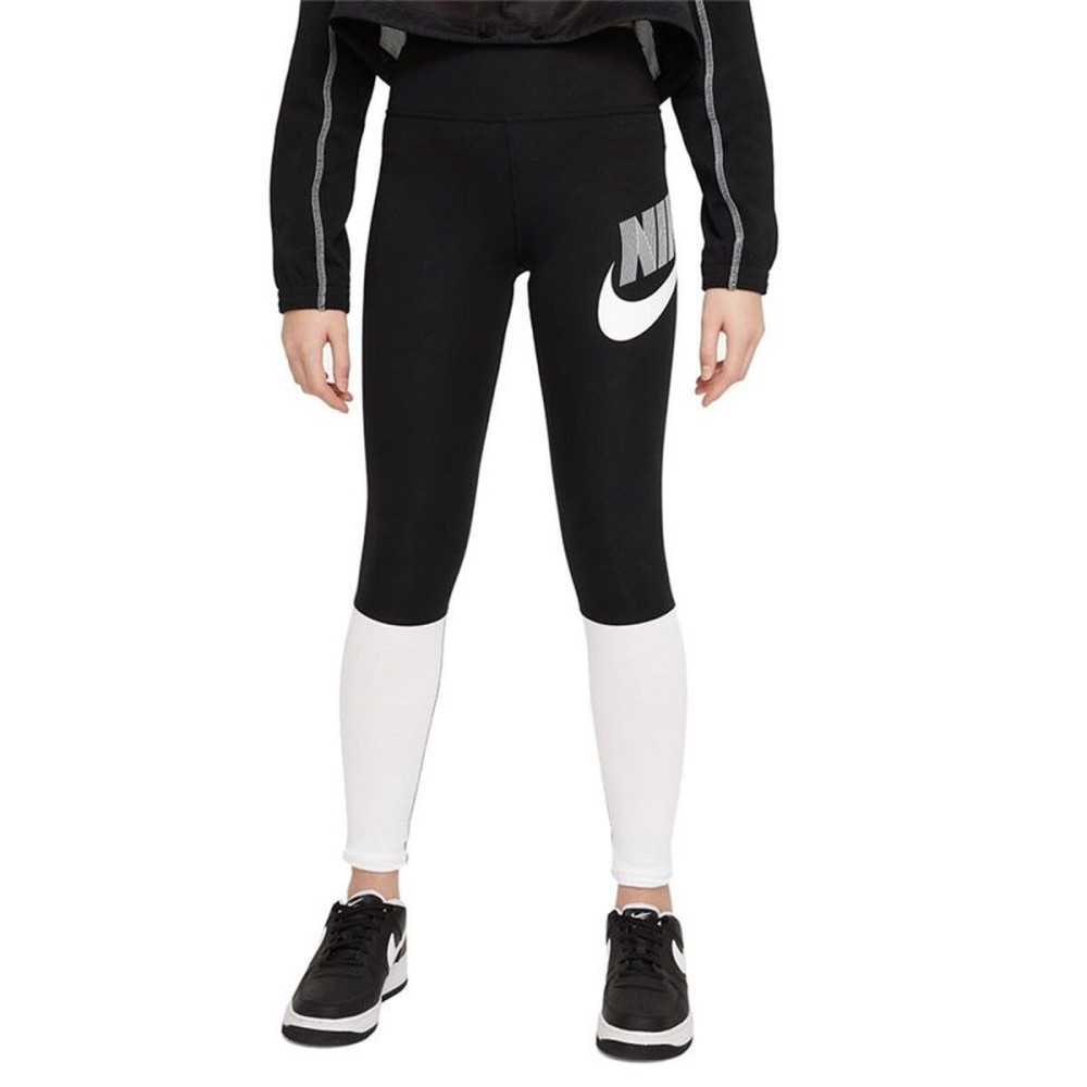 Sports Leggings for Children Nike Sportswear Favorites Black