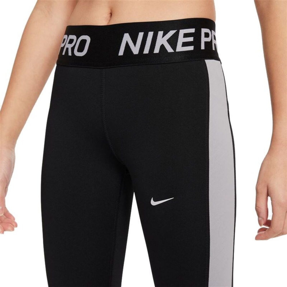 Sports Leggings for Children Nike Dri-FIT Pro Warm Black