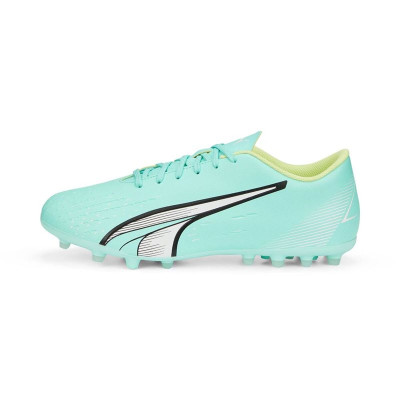 Childrens Football Boots Puma Ultra Play Mg Aquamarine