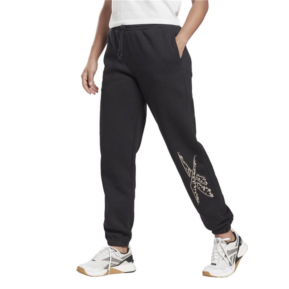 Long Sports Trousers Reebok Modern Safari Jogger Black Lady