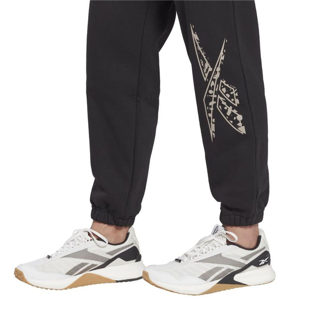 Long Sports Trousers Reebok Modern Safari Jogger Black Lady