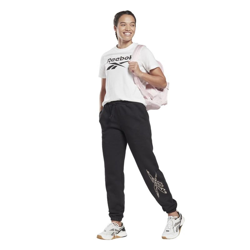 Long Sports Trousers Reebok Modern Safari Jogger Black Lady