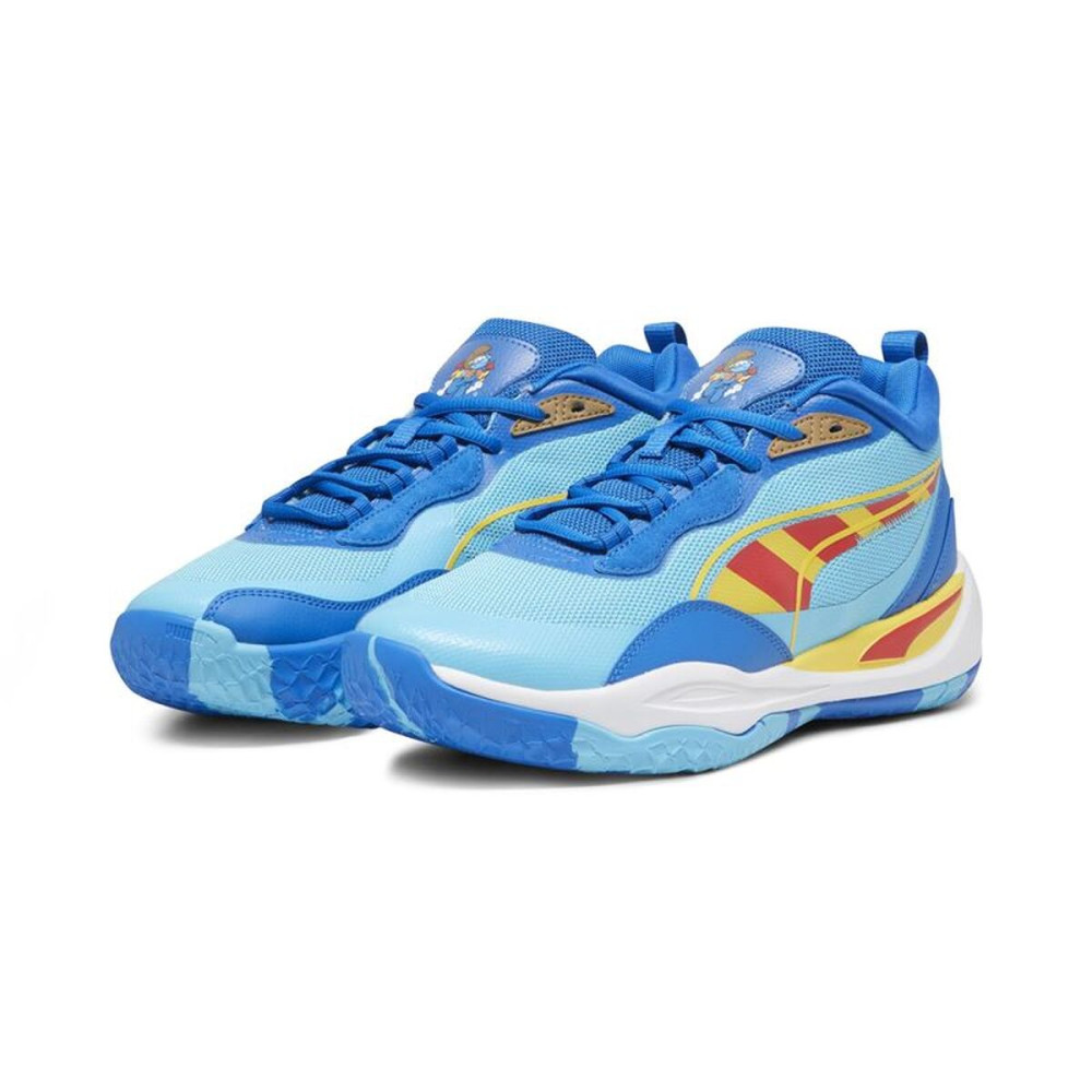 Basketball Shoes for Adults Puma Light Blue