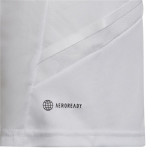 Children's Short Sleeved Football Shirt Adidas Con22 Y White
