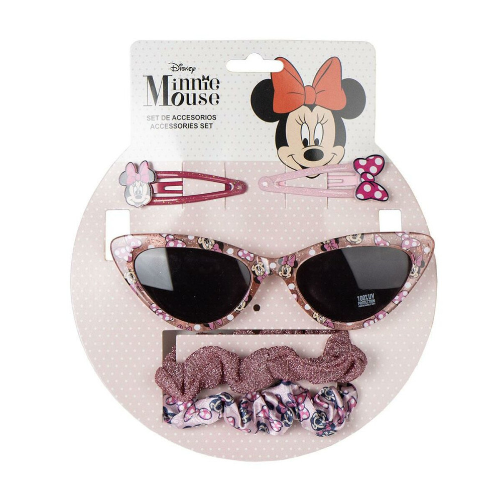 Sunglasses with accessories Minnie Mouse 15 x 17 x 2 cm