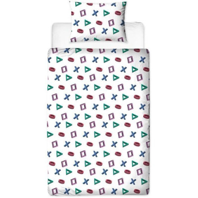 Duvet cover set Playstation Multicolour Double 2 Pieces