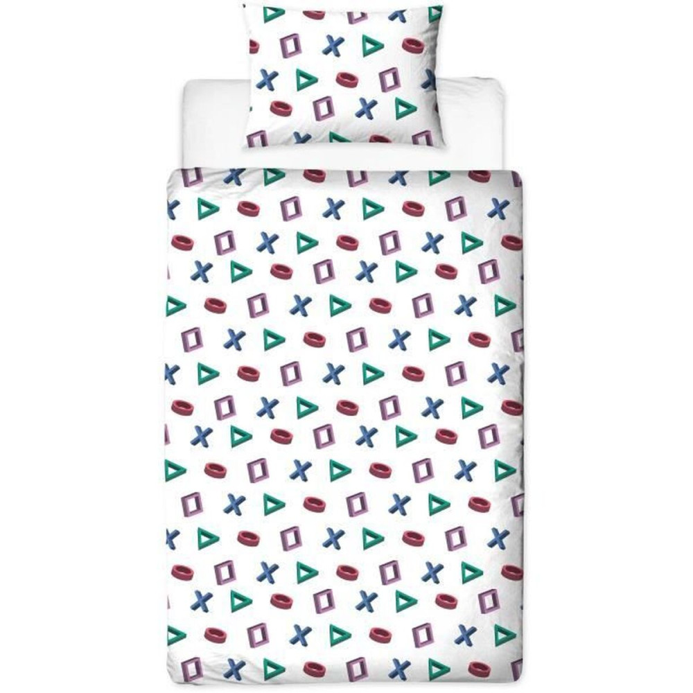 Duvet cover set Playstation Multicolour Double 2 Pieces