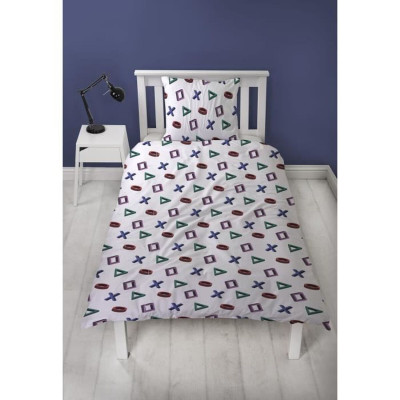 Duvet cover set Playstation Multicolour Double 2 Pieces