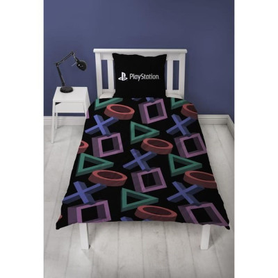 Duvet cover set Playstation Multicolour Double 2 Pieces