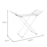 Foldable Electric Clothes Dryer with Wings, Touch Screen, Timer, and Temperature Control Warmmat InnovaGoods 230 W 20 Bars