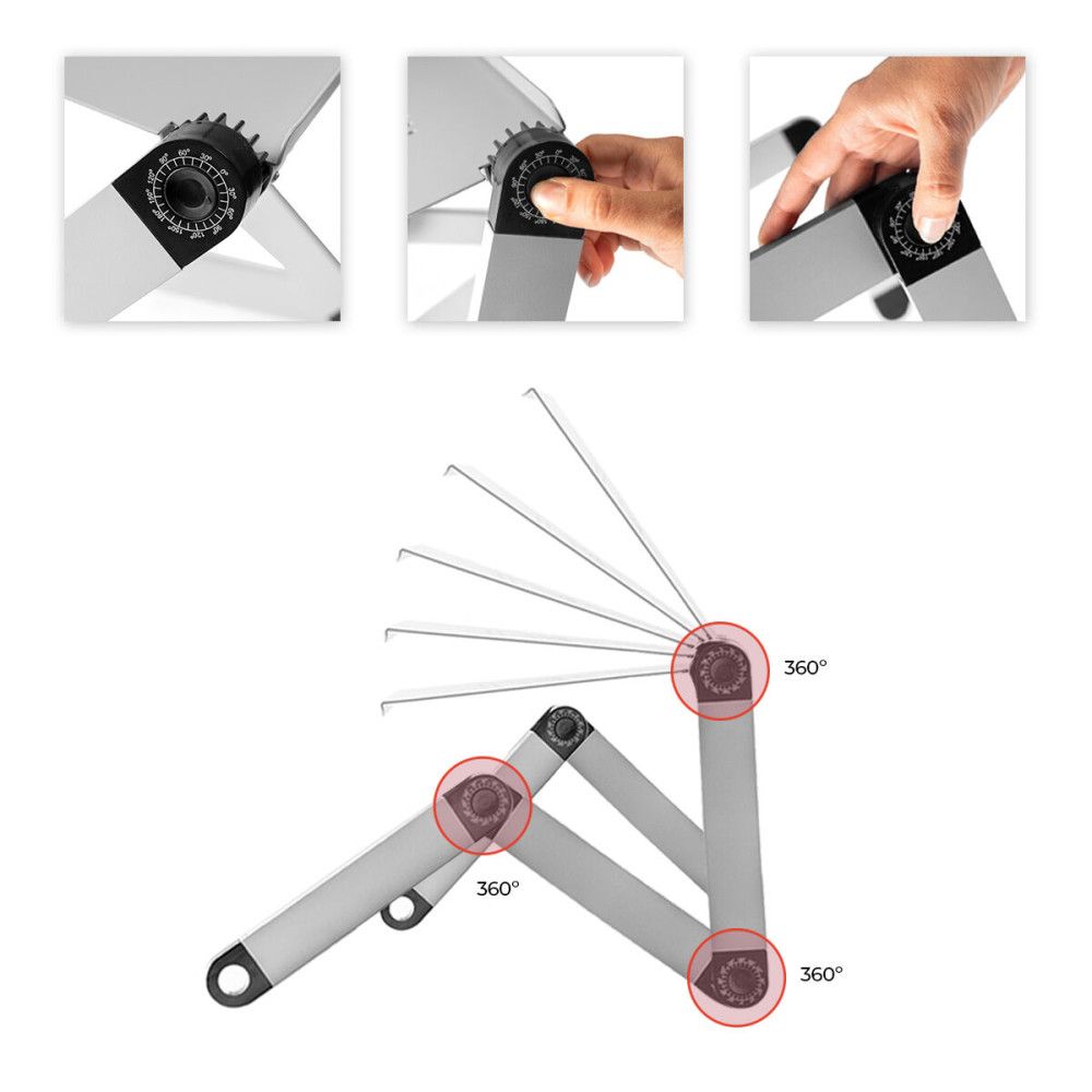 Adjustable Multi-position Laptop Table Omnible InnovaGoods