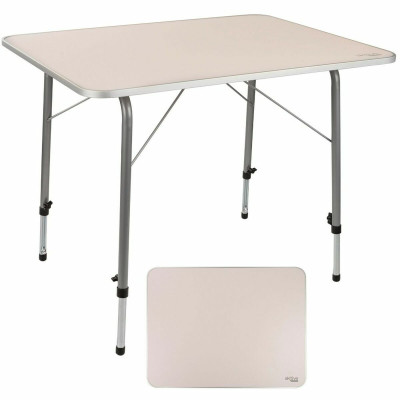 Table Aktive 80 x 60 cm White Foldable Camping