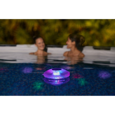 Floating solar light for swimming pools Bestway Ø 14 cm (1 Unit)