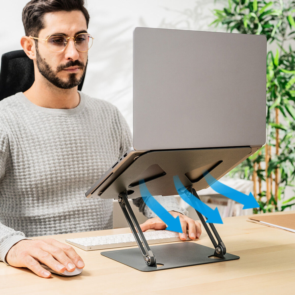 Folding and Adjustable Laptop Stand Lastan InnovaGoods