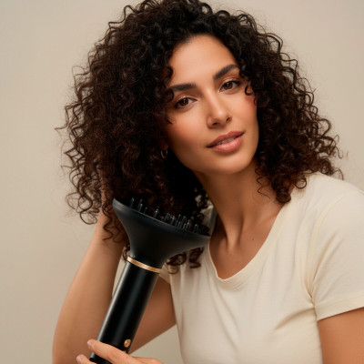 Ionic Multifunctional Air Dryer and Styler Brush with Coanda Technology and 7 Accessories Wavify InnovaGoods