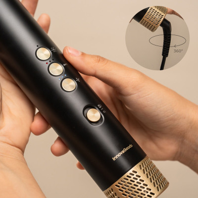 Ionic Multifunctional Air Dryer and Styler Brush with Coanda Technology and 7 Accessories Wavify InnovaGoods