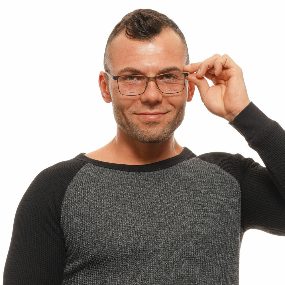 Men' Spectacle frame Porsche Design P8346-55E Brown Ø 55 mm