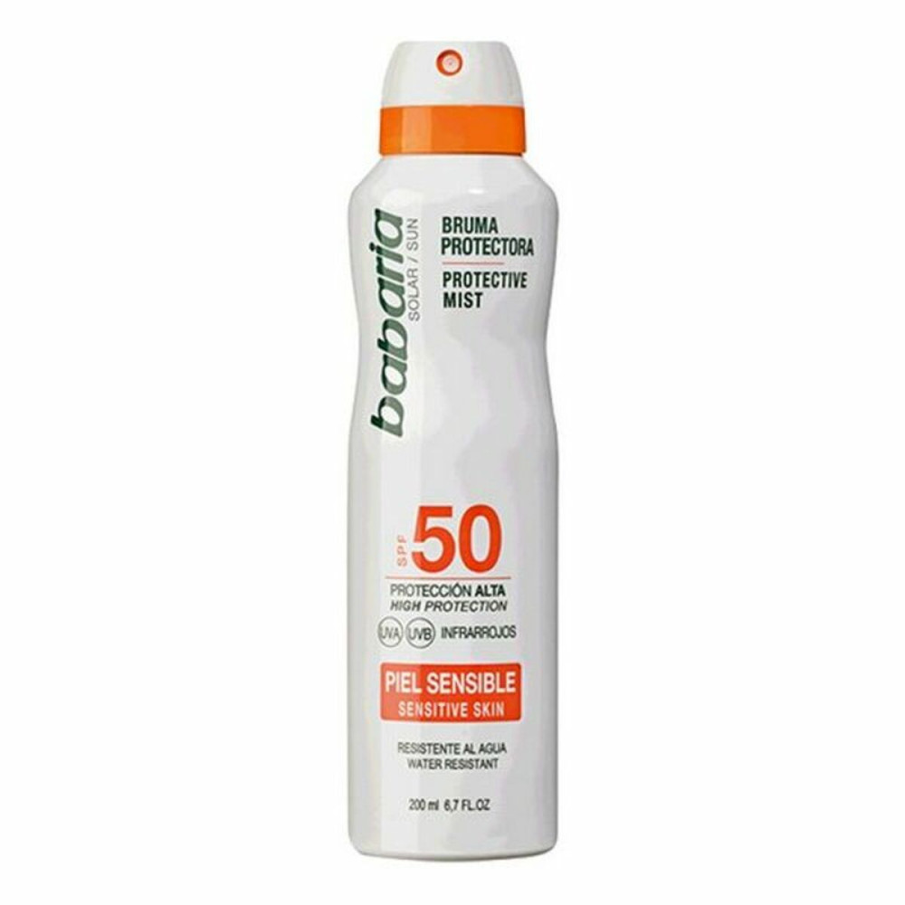 Sun Screen Spray Babaria Solar Piel Sensible Spf 50 200 ml