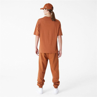 Short-sleeve Sports T-shirt New Era LEAGUE ESSNTLS LC OS TEE NEYYAN 60435552 Brown (S)