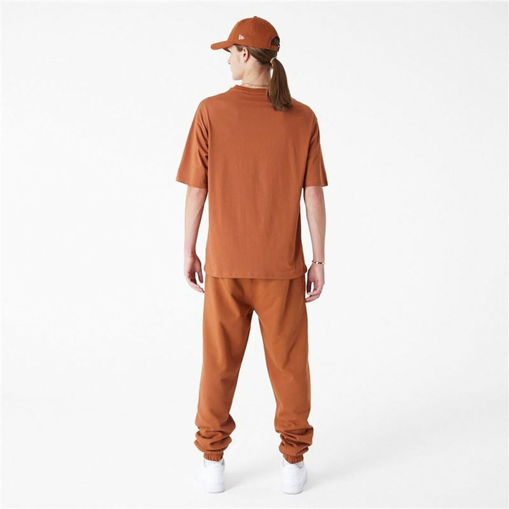 Short-sleeve Sports T-shirt New Era LEAGUE ESSNTLS LC OS TEE NEYYAN 60435552 Brown (S)