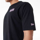 Short-sleeve Sports T-shirt New Era  WORDMARK OS TEE NEYYAN 60435524  Black (M)