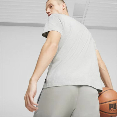 Men’s Short Sleeve T-Shirt Puma The Hooper 3 Light grey