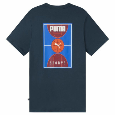 Men’s Short Sleeve T-Shirt Puma Bppo-000745 Dark blue