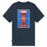 Men’s Short Sleeve T-Shirt Puma Bppo-000745 Dark blue