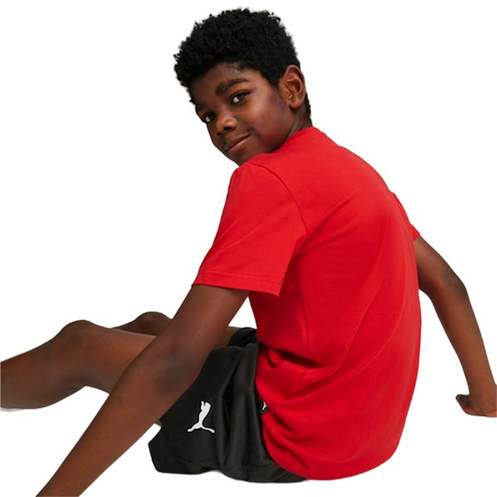 Child's Short Sleeve T-Shirt Puma Basketball