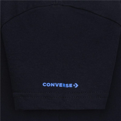Child's Short Sleeve T-Shirt Converse Sustainable Core Sse Black