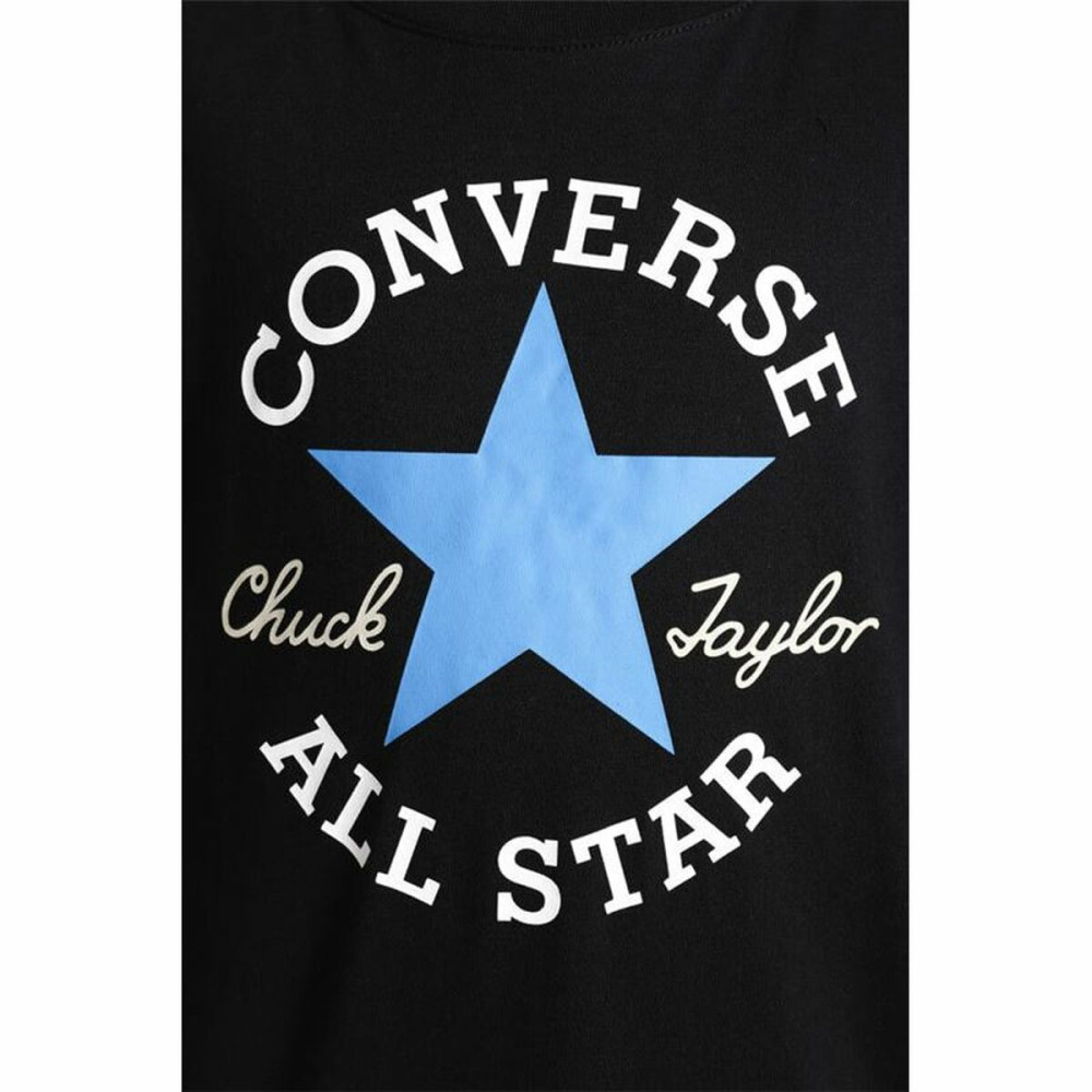 Child's Short Sleeve T-Shirt Converse Sustainable Core Black