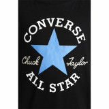 Child's Short Sleeve T-Shirt Converse Sustainable Core Black