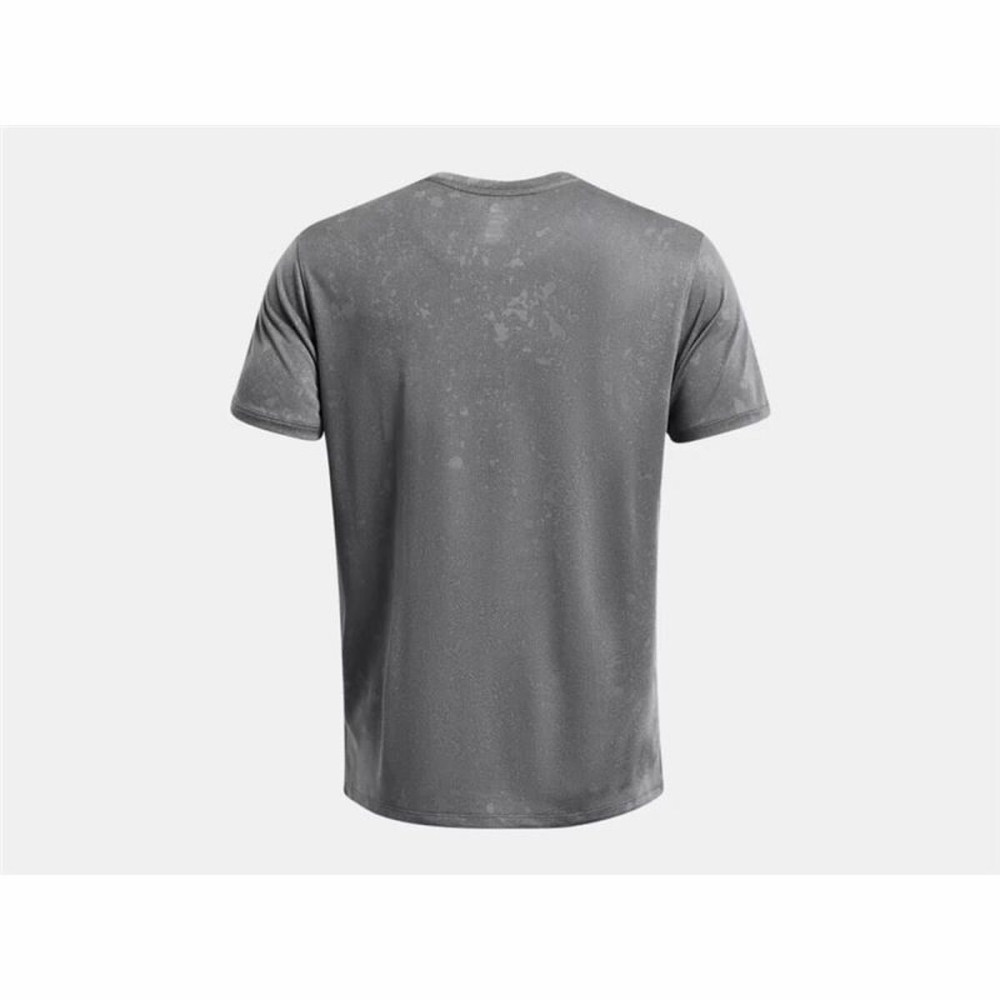 Men’s Short Sleeve T-Shirt Under Armour Launch Splatter Grey