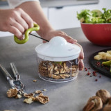 Manual mini chopper with pull cord Tefal K1330404 White Stainless steel Plastic