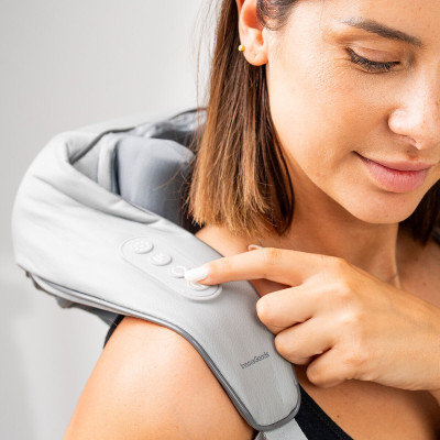 Rechargeable 6D Neck and Back Massager Silax InnovaGoods