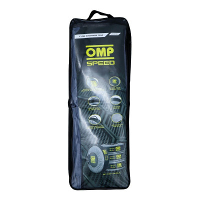 Set of tyre covers OMP Speed 4 Pieces