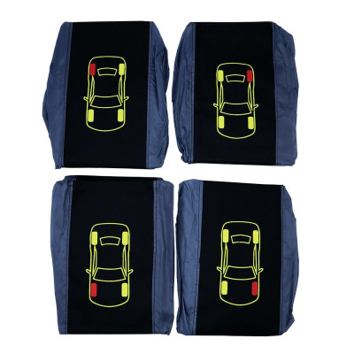 Set of tyre covers OMP Speed 4 Pieces