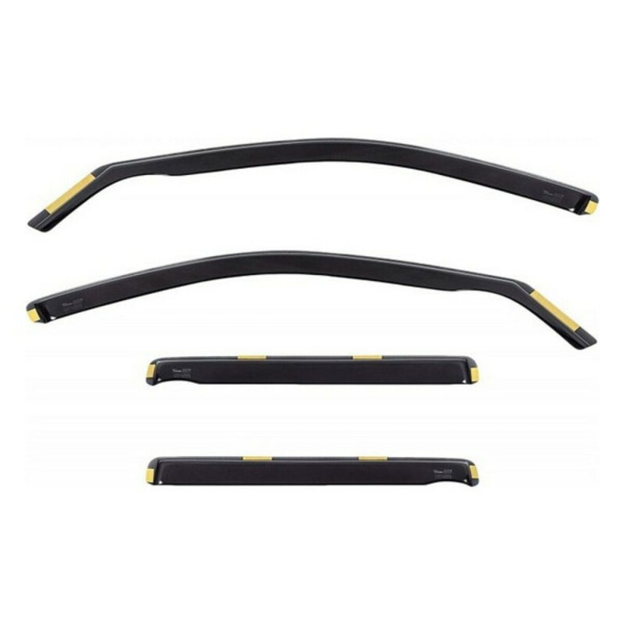 Wind deflector HEKO 29637 4 Pieces Frontal Rear