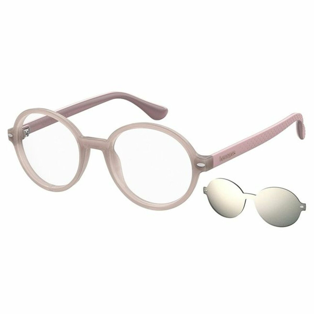 Eyeglass Frame + Sunglasses Havaianas FLORIPACSFWM Ø 49 mm Clip On