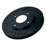 Brake Discs Black Diamond K1583COM Ventilated Drill Front 12 Stripes
