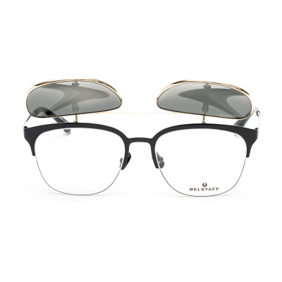 Eyeglass Frame + Sunglasses Belstaff HATCHERNEGROD Ø 55 mm Clip On