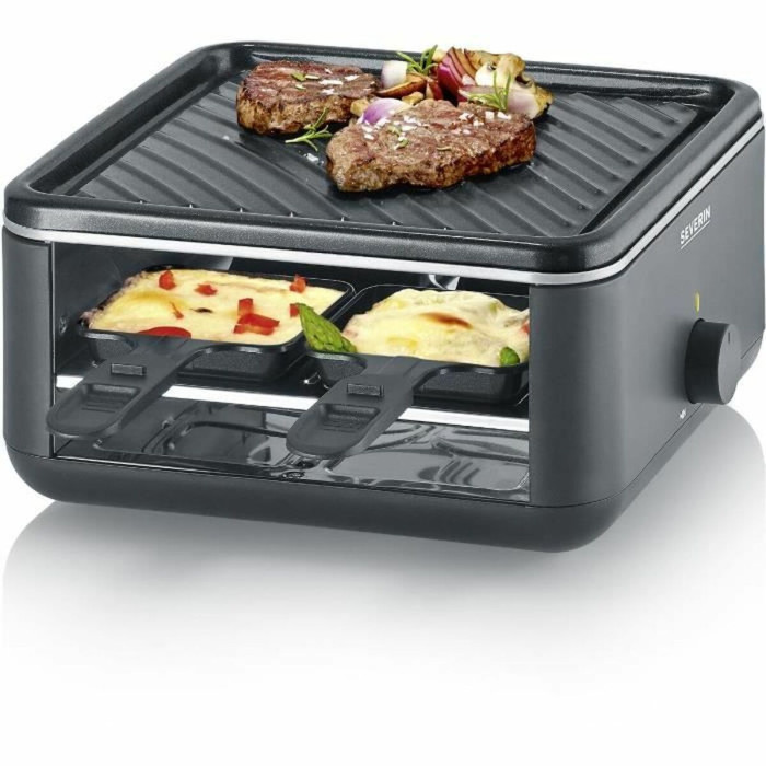 Raclette Severin RG2360 Black noir 24 x 24 cm