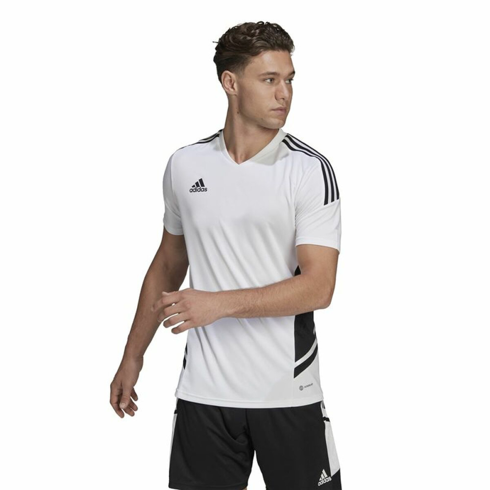 Men's Short-sleeved Football Shirt Adidas Con22 White