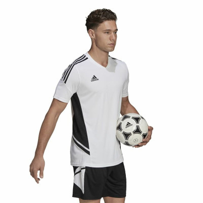 Men's Short-sleeved Football Shirt Adidas Con22 White