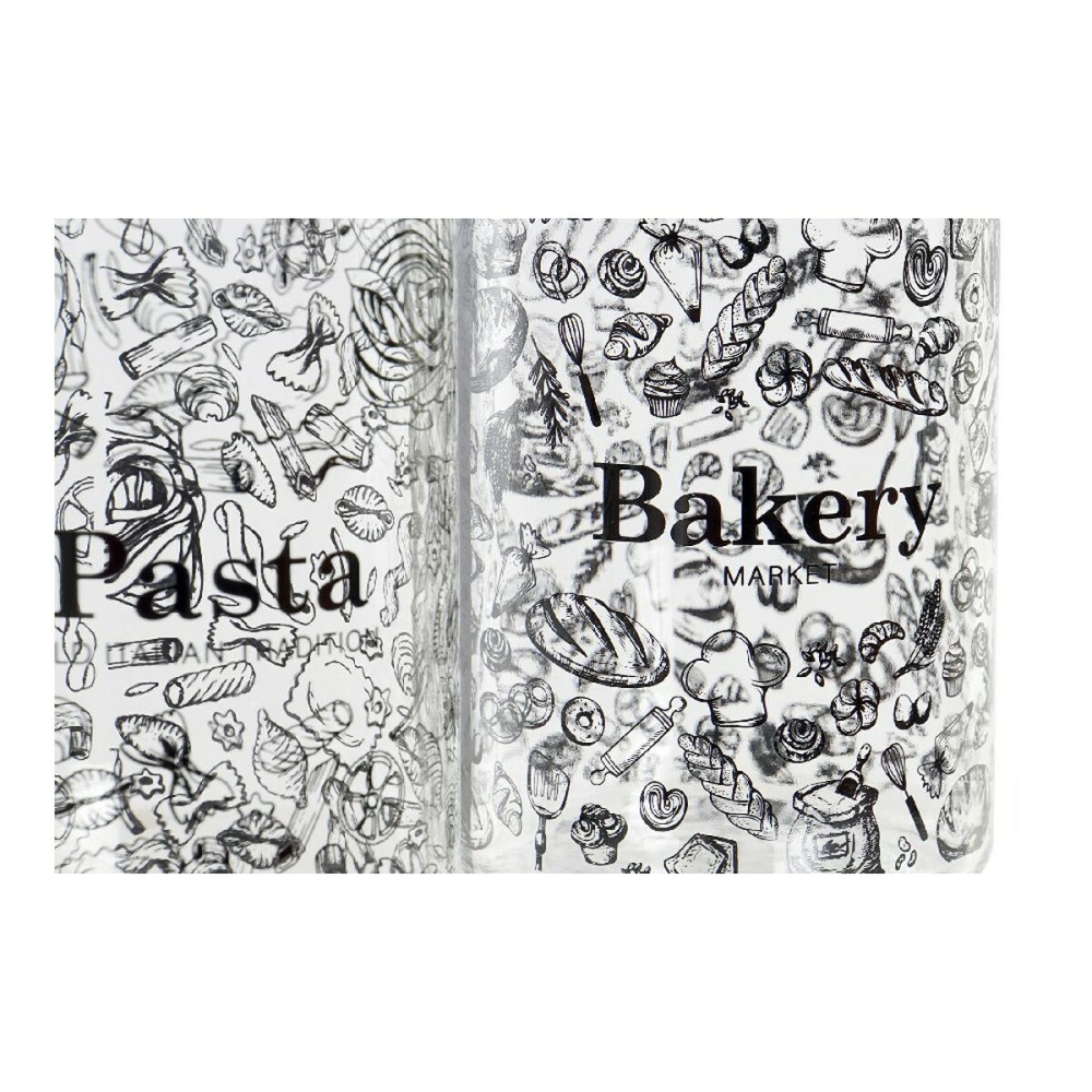 Tin DKD Home Decor Crystal Traditional 10 x 12.5 x 20 cm 1 L (2 pcs)