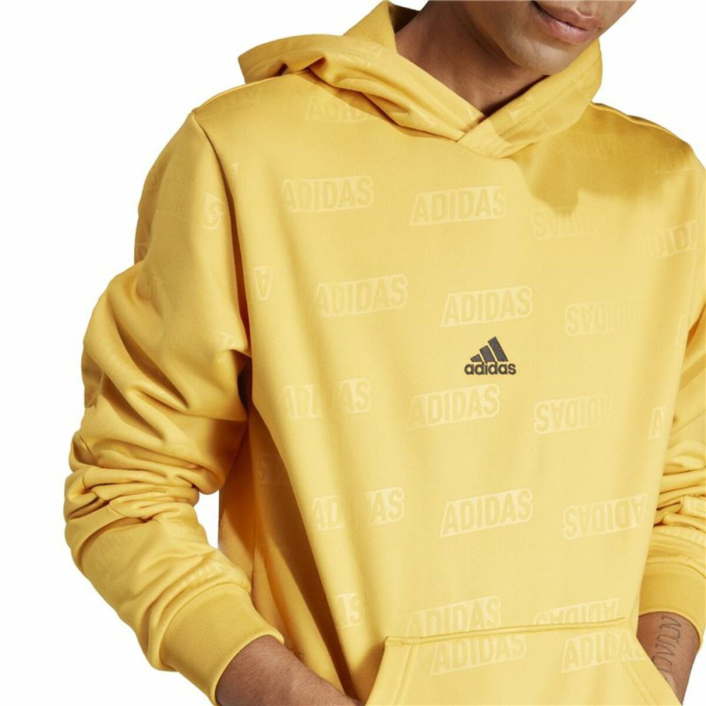 Men’s Hoodie Adidas Bl Hd Q4 Yellow